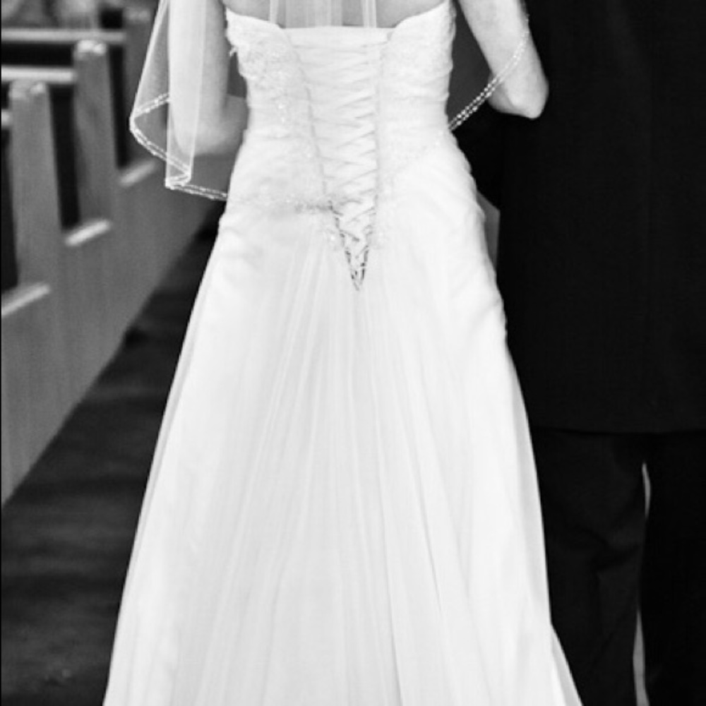 David’s Bridal Wedding Dress - Picture 5 of 8